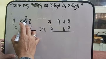 Paano Mag Multiply Tagalog Tutorial #math #multiplication #mathematics