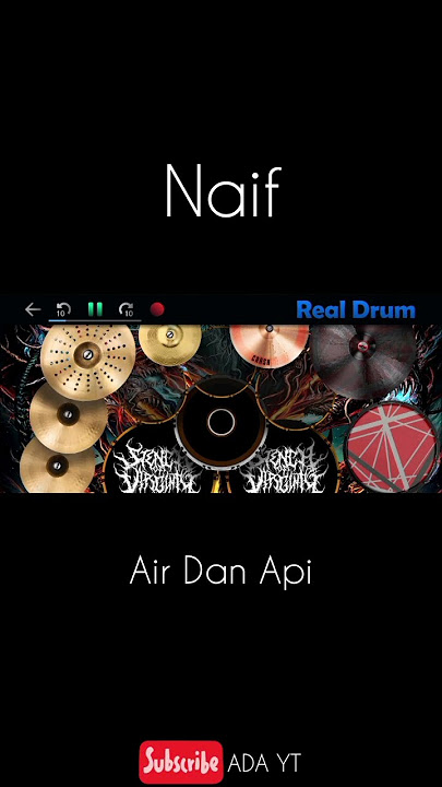 Naif - Air Dan Api | Real Drum cover #shorts #shortvideo
