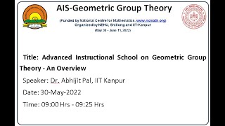 Advanced Instructional School on Geometric Group Theory - An Overview