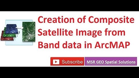 Creation of Composite Satellite Image from band data using ArcMAP or ArcGIS