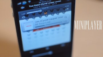 Cydia Tweak - MiniPlayer  (iTunes Style Music Controls)