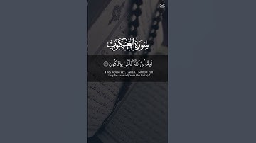 سورة العنكبوت بصوت القارئ الشيخ عبدالرحمن مسعد #قرآن #الله #قران_كريم #عبدالرحمن_مسعد #quran