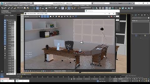 3Dsmax Tutorials, Learn 3D Modeling, Texturing & Lighting an Office Cabin Interior in 3dsmax (P11)