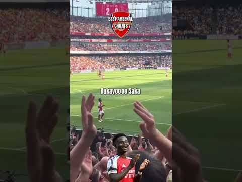 Running Down The Wing Saka Arsenal Chant Arsenal 2 0 Wolves Football Arsenal Pl