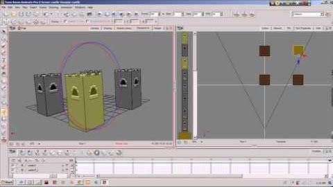 Toon Boom Harmony 7.8 Tutorial 023: 3D Workspace (Part 2 - Castle Duplication and 3D Camera)