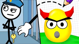 draw to smash : logic puzzle 🆚 draw to crash toilet puzzle/ 2048 level gameplay screenshot 4