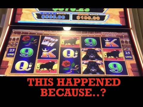 This happened if push your luck. RAGING BULL SLOT MACHINE ? POKIE WINS