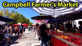 Walking tour of Campbell Farmer's Market