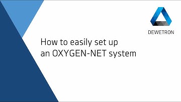 How to easily set up an OXYGEN-NET system // DEWETRON Academy