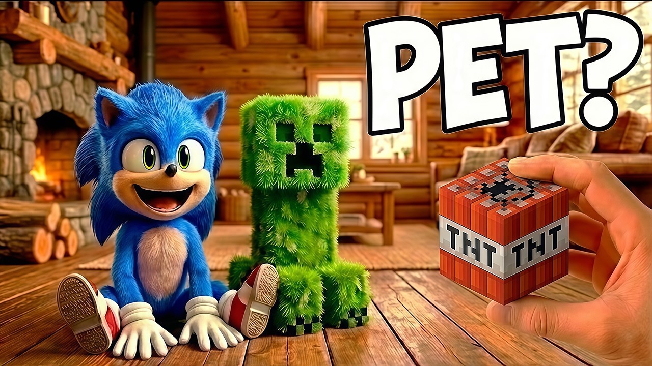 I Got a Pet Sonic and a Creeper (It Was a Mistake)