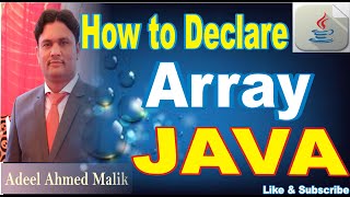 how to declare array in Java beginners in urdu hindi