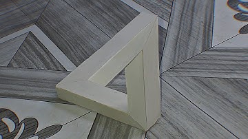 How To make a homemade Draw impossible triangle