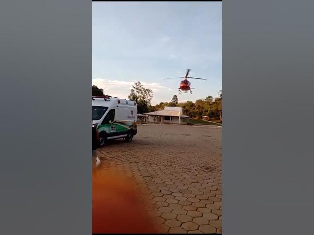 Técnica de Rapel em Helicóptero utilizando o descensor Pirana, demonst