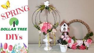 Easy Dollar Tree Spring & Easter DIYs | Spring Home Decor | Buddy Bunny Hop & GIVEAWAY