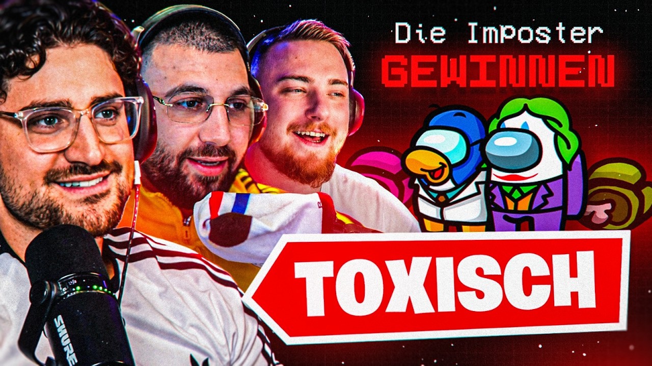 DER TOXISCHSTE SQUAD ALLER ZEITEN🤬 Among Us mit Mert, Kroko, Danny & Co. 😂