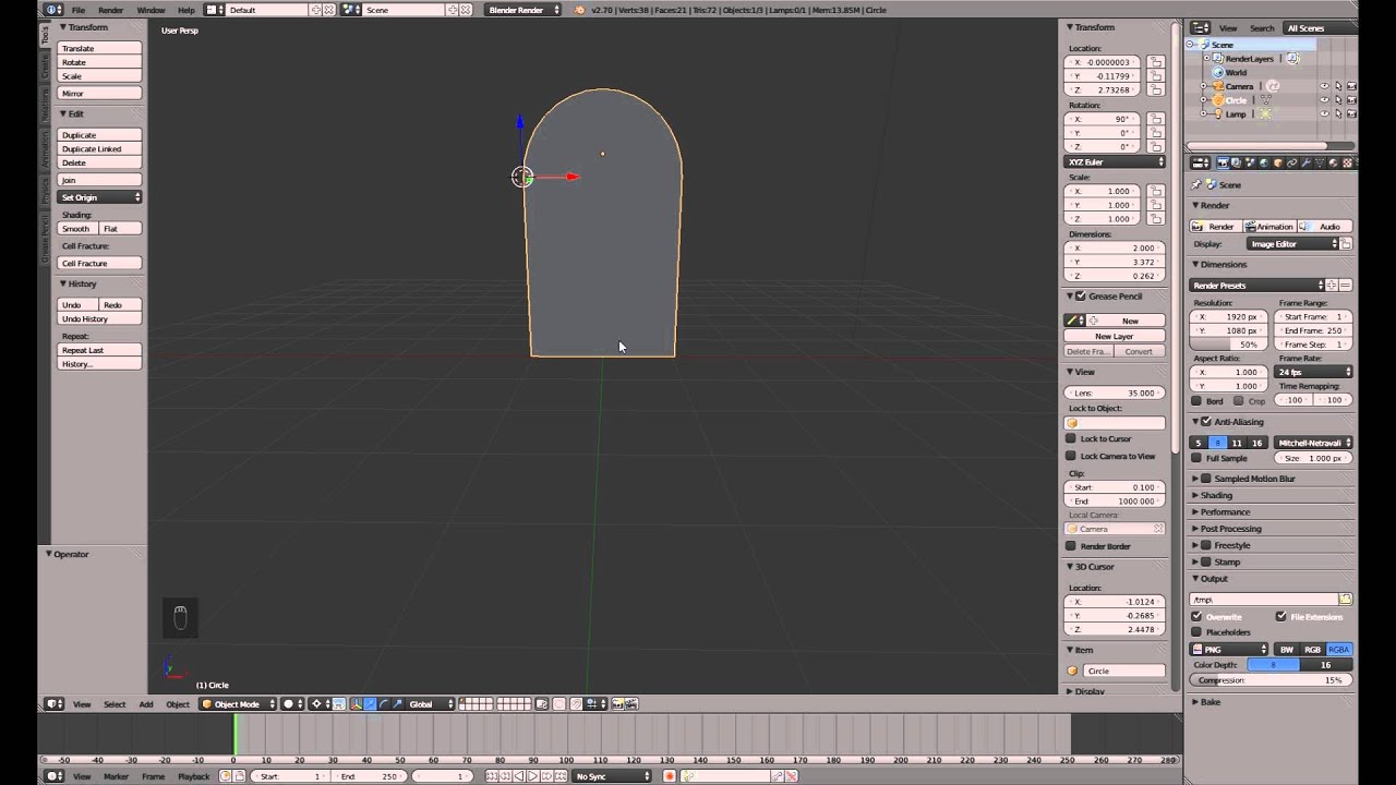 Blender Tutorial #25 - Pivot Point [German][HD] - YouTube