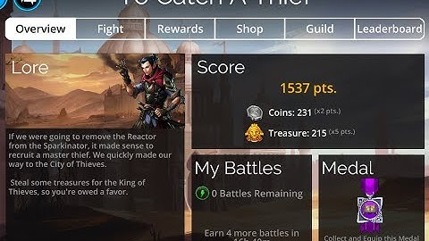 [Gems of War] World Event: To Catch A Thief