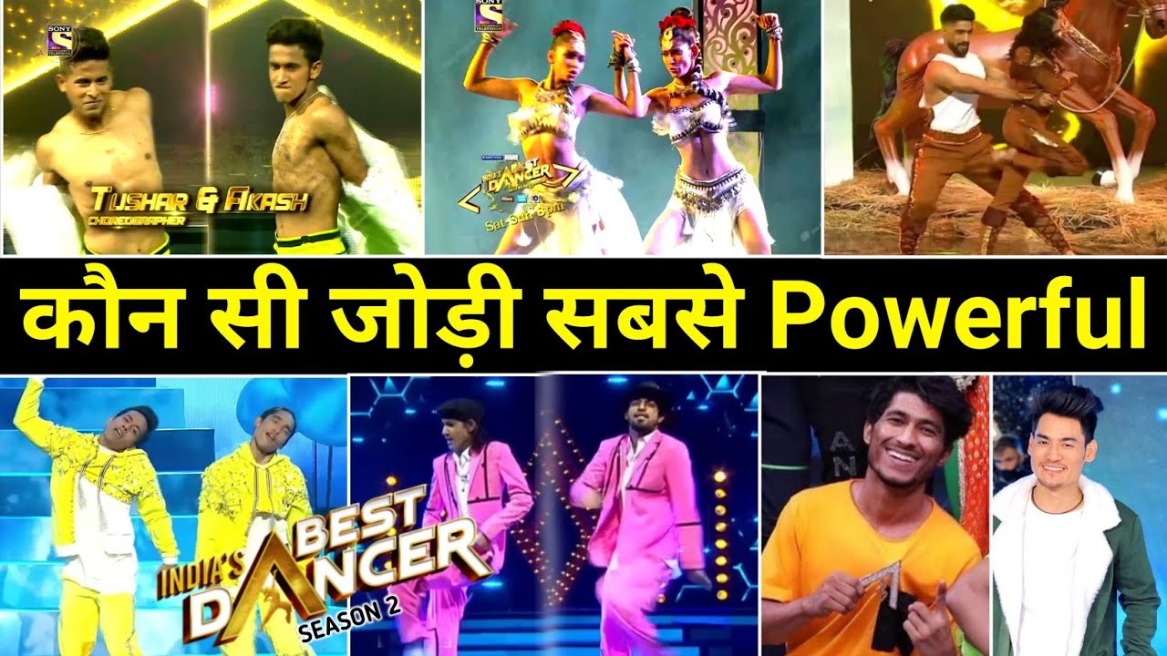 Top 6 Choreographer and Contestants Best Jodi of India's Best Dancer