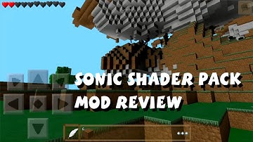 Minecraft Pocket Edition Sonic Shader Mod Review (MCPE 0.8.1)