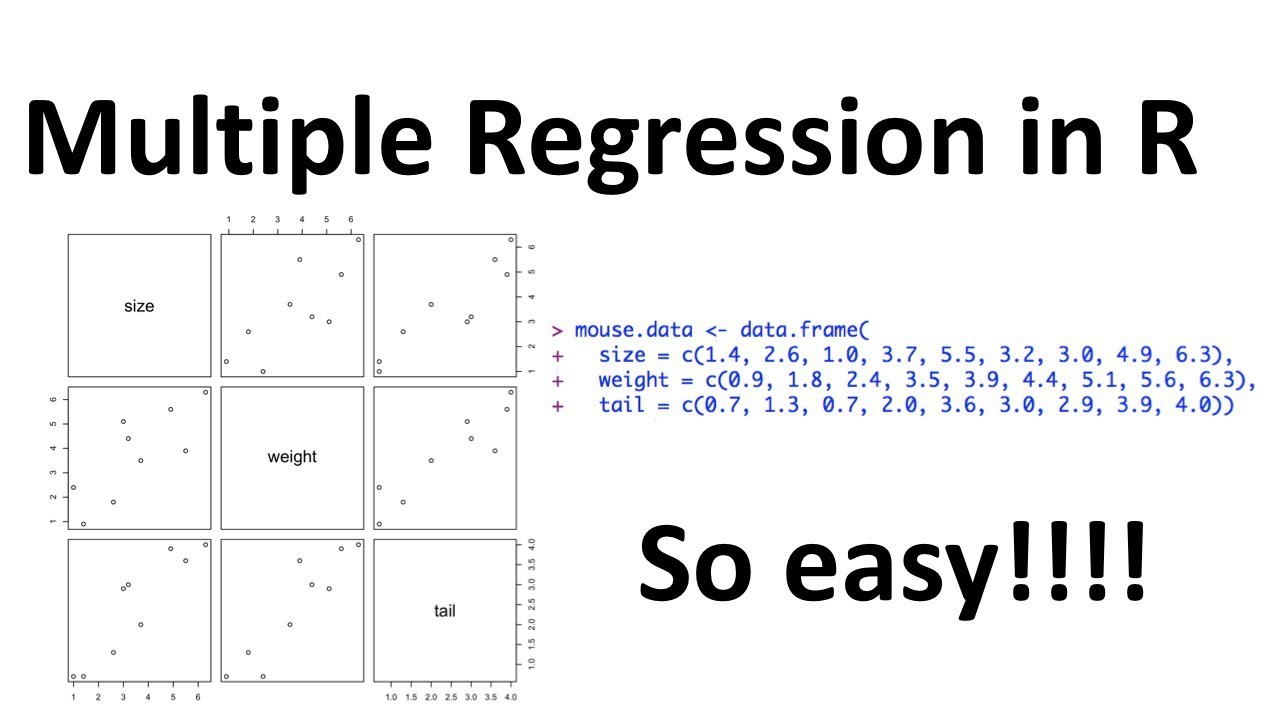 regression assignment in r