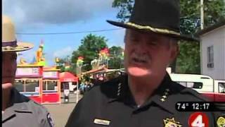 Police inspect games at County Fair