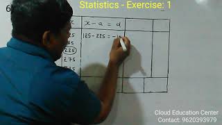 Statistics- Exercise: 1 | 6th Q&A | 10th math | The table below shows the daily expenditure on food
