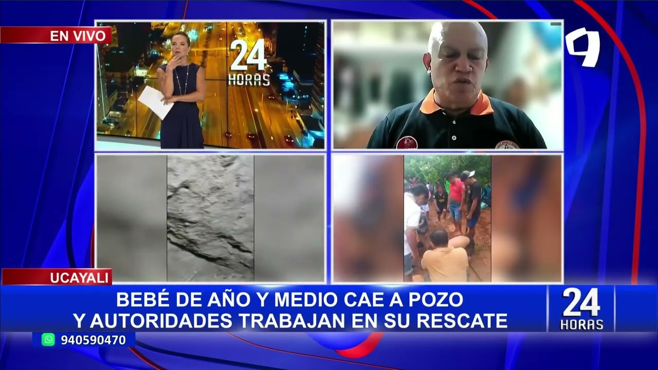 Loreto: continúa rescate de niño de un año que cayó a un pozo