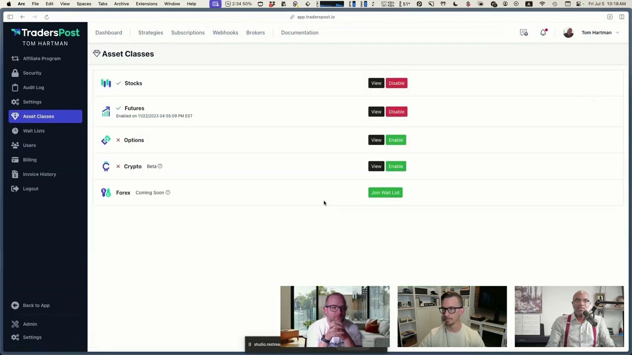 ASSET CLASS ACTIVATION: Essential Tips for TradersPost Users