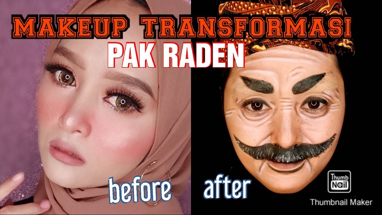 Tutorial makeup character Pak Raden | Leeya Deuwi
