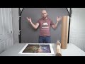 Mailing large photographic prints in tubes my technique