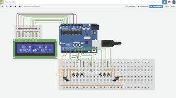 TinkerCad Reaction Game Simulation