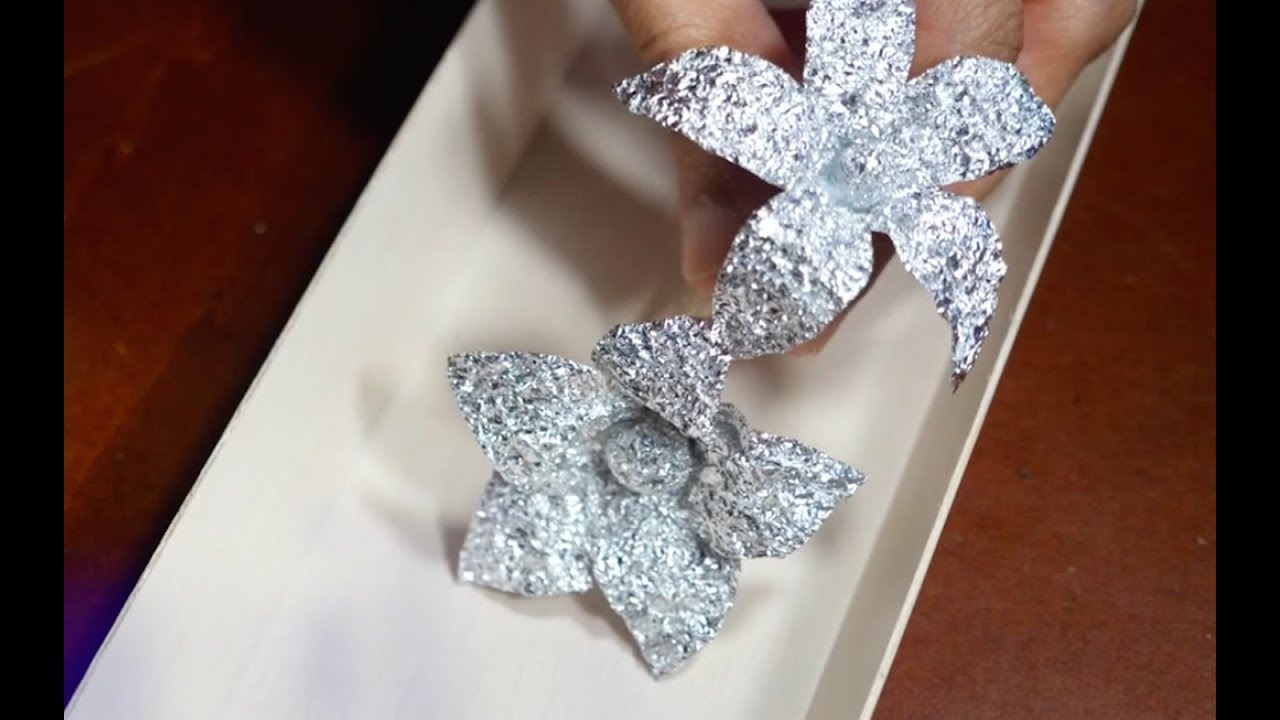 Easy Tin Foil Embossed Floral Craft - Canary Jane