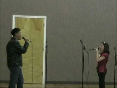 Lexi and Ervin singing "The Prayer"