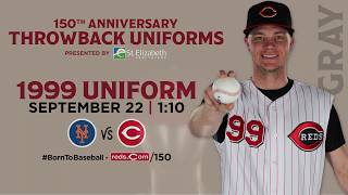 Reds Throwback Road Jerseys - Carolinas Baseball History