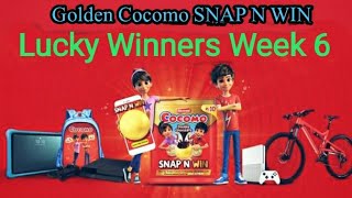 Golden cocomo - week 6 luckydraw winners || cocomo snap n win