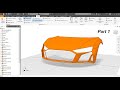 |Tutorial|3D Sketch and Surface|Audi R8|Inventor Studio|Part 1|