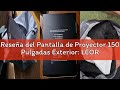 Reseña del Pantalla de Proyector 150 Pulgadas Exterior: LEORFI Fondo Negro Mejorado Opaco - Pantalla