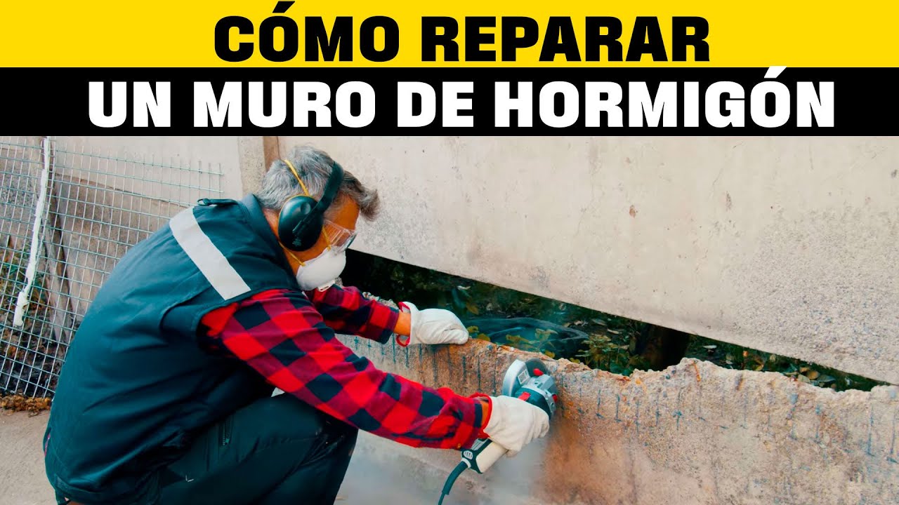 Cómo reparar un muro de hormigón I En terreno