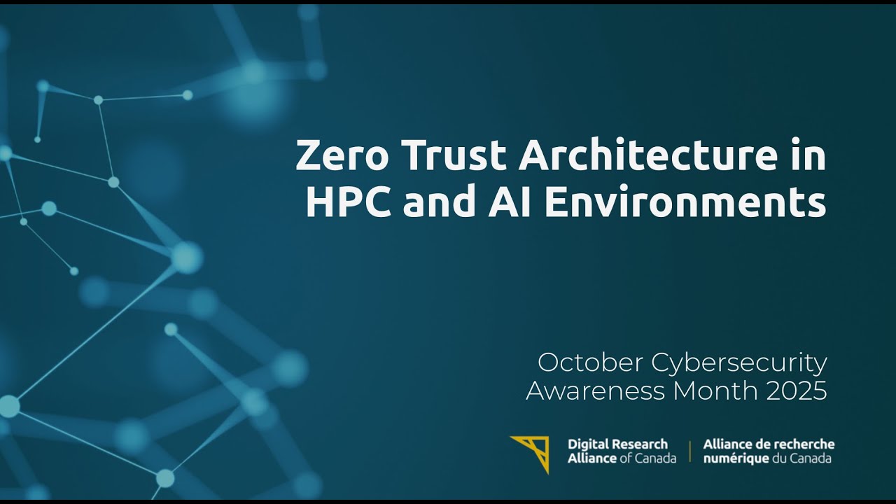 Zero Trust Architecture in HPC and AI Environments