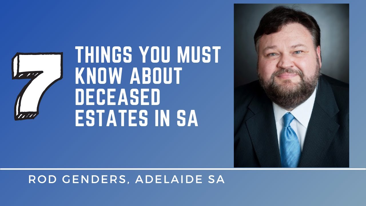 7 Things You Must know About Deceased Estates in SA YouTube