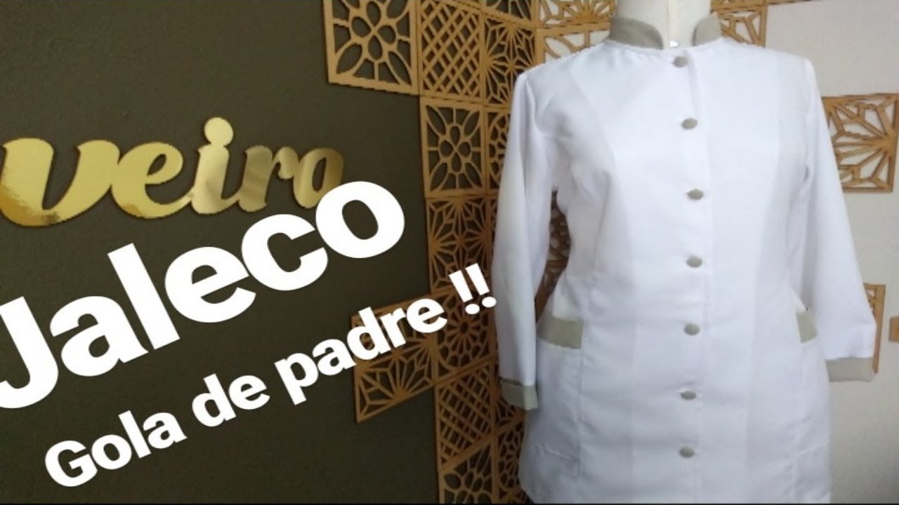 DIY - COMO FAZER JALECO GOLA PADRE!!!