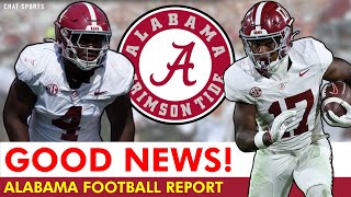 Alabama Football Just Got GREAT Injury News On Lotzeir Brooks, Isaiah Horton & Qua Russaw