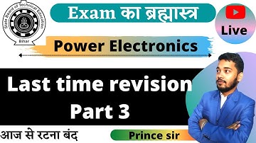 Power electronics revision part 3 |  Short revision of Power electronics | #crazypolytechnic #sbte