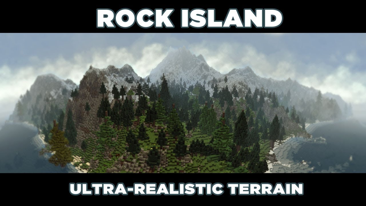 JM - Rock Island - Ultra Realistic Minecraft Terrain 