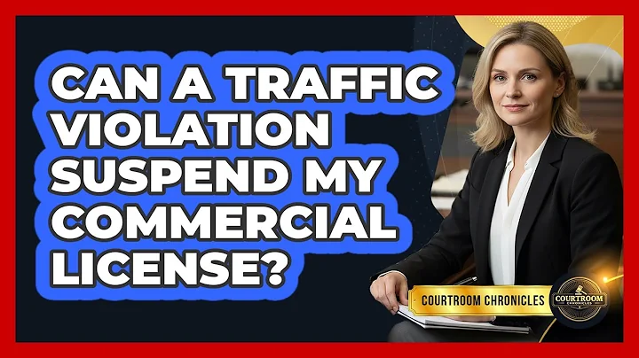 Can a Traffic Violation Suspend My Commercial License?