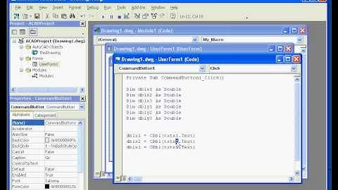 AutoCAD  tutorial 2009 Macro