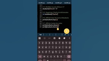 python 🐍🐍 dictionnaire les étudiants de note avec le clé values, keys et items