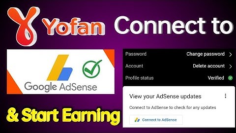 Yofan adsense approval | how to verify Yofan profile #yofan how to monetize yo.fan account #monetise