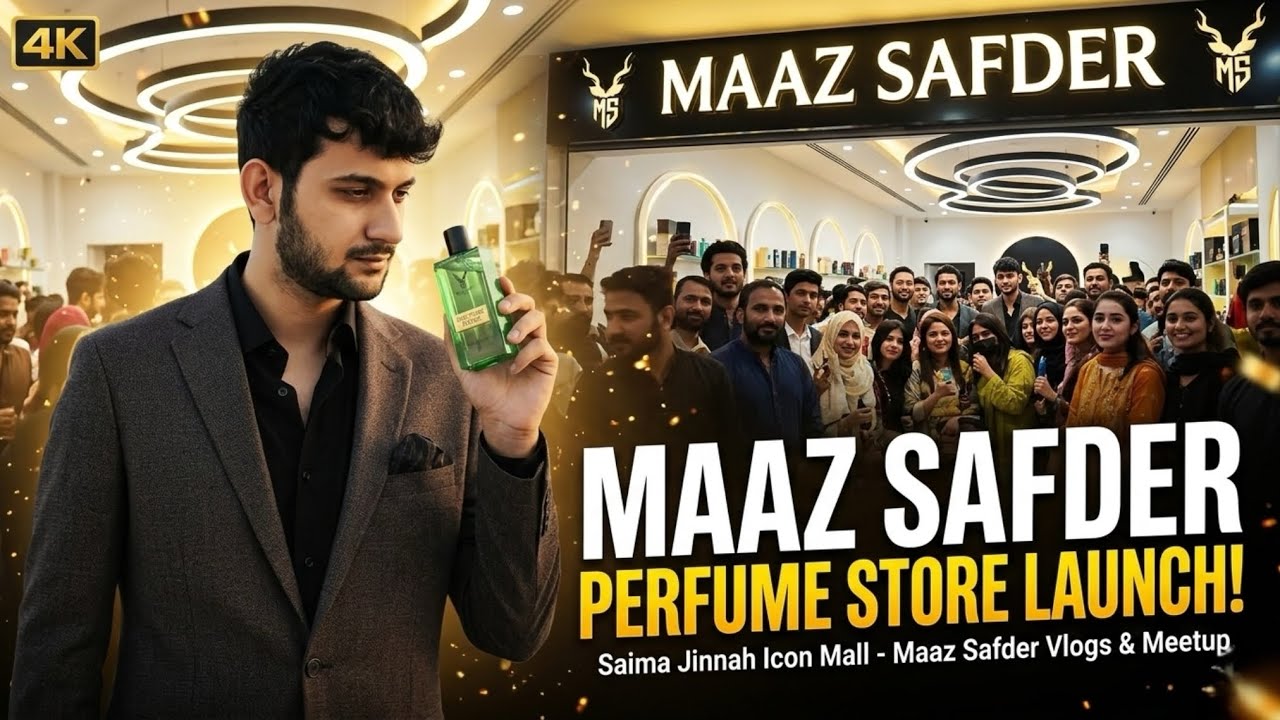 Safder Labo Maaz Safder Perfume Store at Saima Jinnah Icon Mall 😱 - Maaz Safder ...