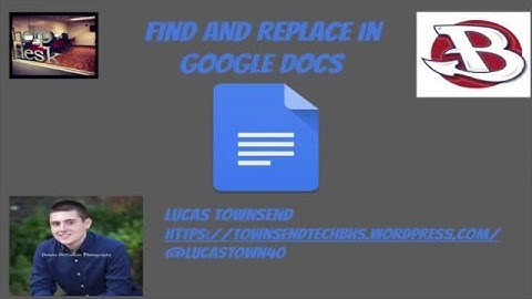 How to Use the Find and Replace Feature in Google Docs